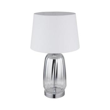 Globo 24142W - Asztali lámpa CLASSY 1xE27/40W/230V fehér/ezüst 24142W kép