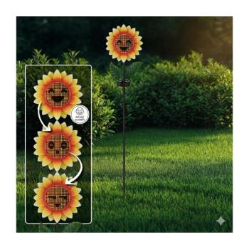 Globo 36590 - LED napelemes lámpa, 200× LED / 0,06 W / 3 V, IP44, virág alakú 36590 kép