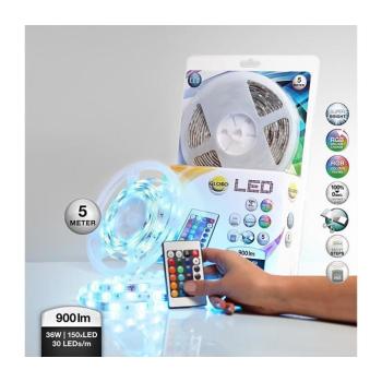 Globo 38990 - RGB LED Fürdőszobai szalag LED BAND 150xLED/0,16W IP44 38990