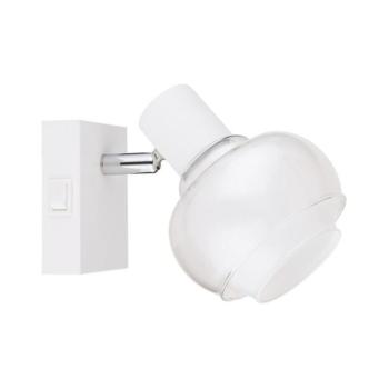 Globo 54309-1W - TOKKI fali spotlámpa 1xE14/40W/230V, fehér 54309-1W kép