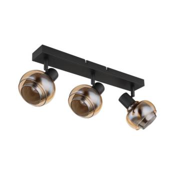 Globo 54309-3B - TOKKI spotlámpa 3xE14/40W/230V, fekete 54309-3B kép