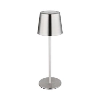Globo 58482N-LED érintéses, dimmelhető, újratölthető asztali lámpa VANCOUVER 2W/3,7V 2200mAh fényes króm 58482N kép