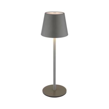 Globo 58488G-LED Dimmelhető érintéses tölthető kültéri asztali lámpa VANNIE 3W/5V IP54 1800mAh szürke 58488G kép