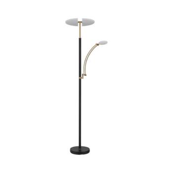 Globo 58909B - LED dimmelhető állólámpa TIRANA 40W/230V + 5,5W fekete 58909B kép
