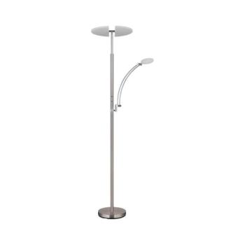 Globo 58909N - LED dimmelhető állólámpa TIRANA 40W/230V + 5,5W matt króm 58909N kép