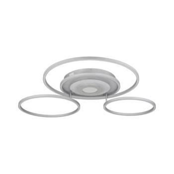 Globo 67824-60 -LED dimmelhető mennyezeti lámpa MILES 60W/230V 80,8x99,2 cm ezüst+távirányító 67824-60 kép
