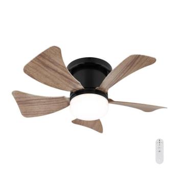 Globo 03609H - LED dimmelhető mennyezeti látor HINES LED/10W/230V + távirányító barna 03609H kép
