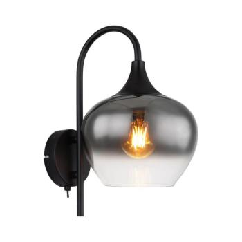 Globo 15548W - Fali lámpa MAXY 1xE27/40W/230V fekete 15548W
