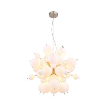 Globo 15633HO - Csillár zsinóron UDO 6xE14/25W/230V átm. 55 cm fehér 15633HO kép