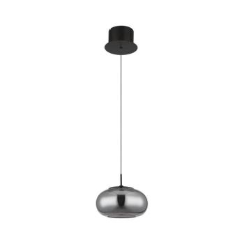 Globo 15744H - LED Csillár zsinóron QUINTARA LED/6W/230V fekete 15744H kép