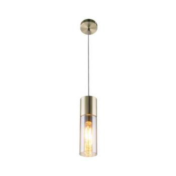 GLOBO 21000HM - Csillár zsinóron ANNIKA 1xE27/25W/230V átm. 10,5 cm réz 21000HM kép