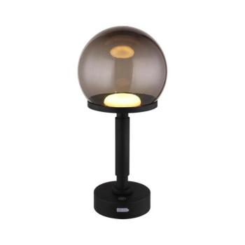 Globo 21034S - LED Újratölthető érintős asztali lámpa HAKU LED/2,5W/5V 2700/4000/6500K fekete 21034S kép