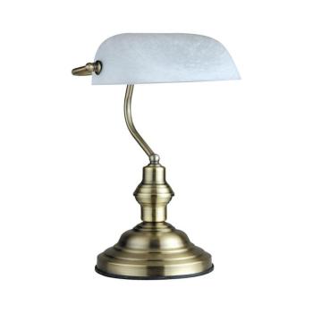GLOBO 2492 - ANTIQUE asztali lámpa 1xE27/60W fehér 2492 kép