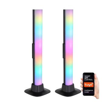 Globo 25895SH - KÉSZLET 2x LED RGB Dimmelhető asztali lámpa LED/2W/5V Wi-Fi Tuya 25895SH kép