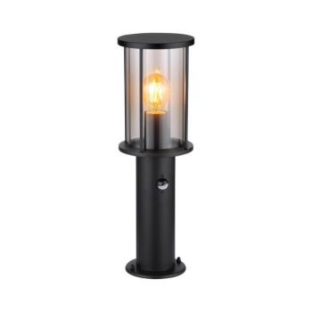 Gracey talapzati világítás, fekete, érzékelővel, 45 cm, IP54, E27 kép
