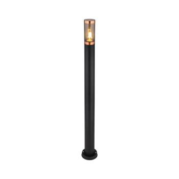 Globo 3159BC - Kültéri lámpa BOSTON 1xE27/23W/230V IP44 110 cm fekete/réz 3159BC kép