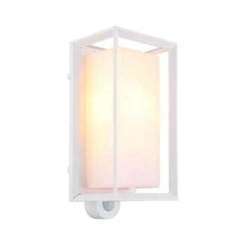 Globo 31982WS - Érzékelős kültéri fali lámpa LOGANA 1xE27/60W/230V IP44 fehér 31982WS kép