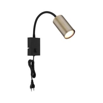 Globo 57911WM - Flexibilis fali lámpa ROBBY 1xGU10/25W/230V fekete/rez 57911WM kép