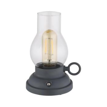 Globo 58016A - LED töltős asztali lámpa PETRO 1W/3,7V 1200 mAh antracit 58016A kép