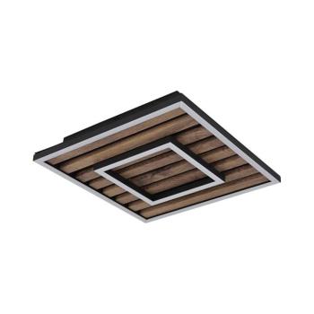 Globo 67345D - WOODY LED mennyezeti lámpa 18W, 3000K, 30x30 cm 67345D kép