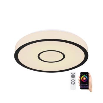 Globo LED RGB fürdőszobai dimmelhető lámpa LED/30W/230V IP44 Wi-Fi Tuya + távirá 48027-30SH kép