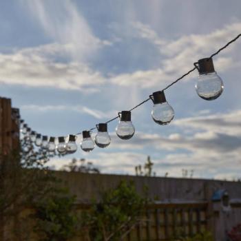 GloBulb LED-es napelemes fényfüzér, 40 lámpás, IP44 kép