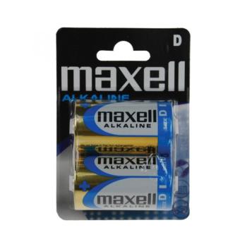 Maxell LR20 D elem, alkáli, góliát, 1,5V, 2 db/csomag kép