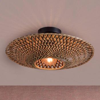GOOD & MOJO Bali mennyezeti lámpa, Ø 44 cm, fekete/természetes, bambusz kép