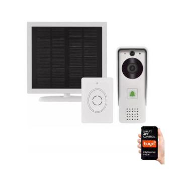 GoSmart vezeték nélküli videócsengő 4400 mAh napelemmel, IP44, Wi-Fi H4030 kép