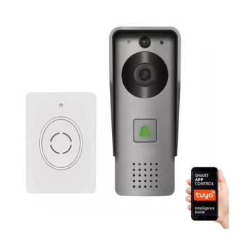 GoSmart vezeték nélküli videócsengő mozgásérzékelővel, 12V, IP44, Wi-Fi Tuya H4031 kép