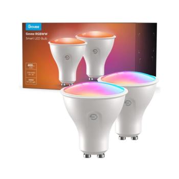 Szett 2x LED RGBWW dimmelhető izzó GU10/4,8W/230V 2700-6500K Wi-Fi - Govee B600D3C1 kép
