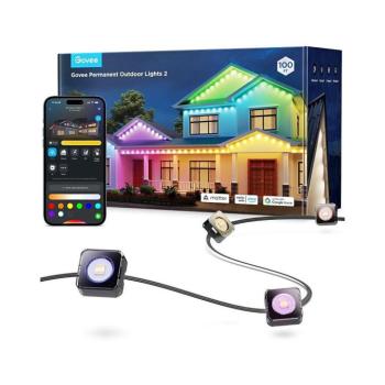 Govee - LED RGBIC füzér mennyezeti spotok 30m Wi-Fi Matter IP67 H705E311 kép