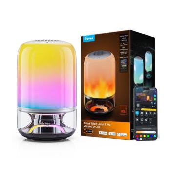 Govee - LED RGBW dimmelhető asztali lámpa beépített hangszóróval LED/36W/12V Wi-Fi H60200F1 kép