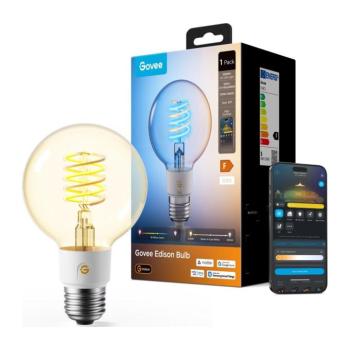 Govee - LED RGBWW Dimmelhető izzó Smart MATTER G80 E27/5W/230V 2700-6500K Wi-Fi R14C1CC1