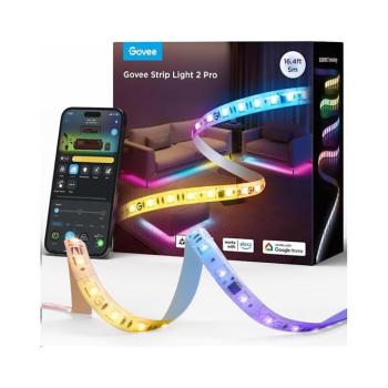 Govee - LED RGBWWIC Dimmelhető szalag Strip Light 2 Pro 5m Wi-Fi Matter H61F53D1 kép