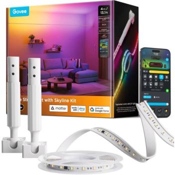 Govee Skyline RGBICWW Függesztett LED szalag, 4 m, Matter
