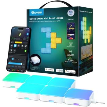 Govee Smart mini RGBIC panel, 10 db