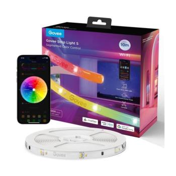 Govee - Wi-Fi RGBICW Smart PRO LED szalag 10m MATTER - extra tartós H612CCD1 kép