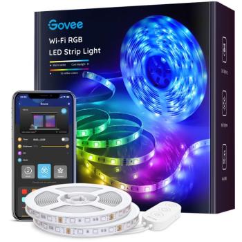 Govee WiFi RGB Smart LED szalag 10 m (2 × 5 m)