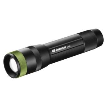 GP Akkumulátoros LED lámpa CR42 + Li-ion 18650, 1000, fekete, IPX7, P8512 kép