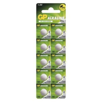 GP Alkáli gombelem LR1120 (191F) 10db, 1,5V, B3191G kép