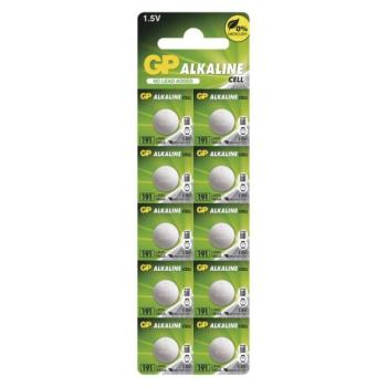 GP Alkáli gombelem LR1120 (191F) 10db kép