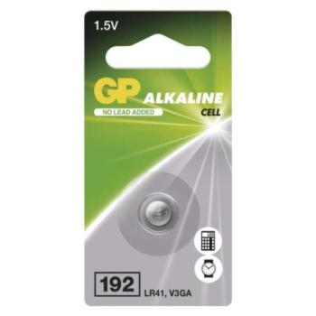 GP Ultra Plus Alkáli gombelem LR41 (192F) 1db/bliszter kép