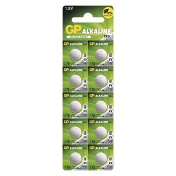 GP Alkáli gombelem LR44 (A76F) 10db kép