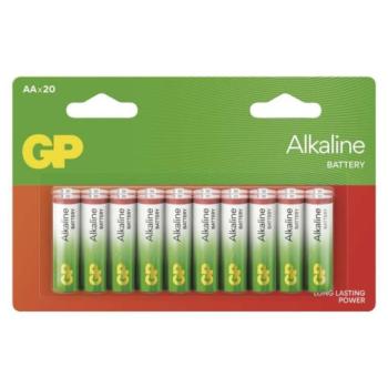 GP Alkaline elem LR6 (AA), 20db, 1,5V, B0422L kép