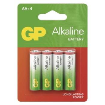 GP Alkaline elem LR6 (AA), 4db kép
