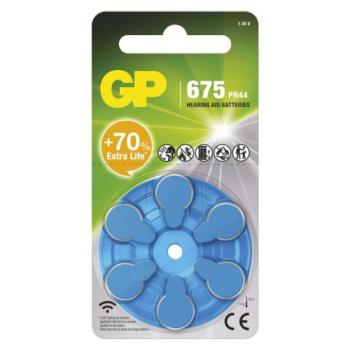 GP Gombelem hallókészülékekbe ZA675 6db/bliszter kép