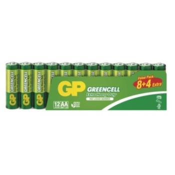 GP Greencell elem AA 12db/fólia, 1,5V, B1220F kép