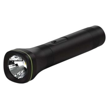 GP LED Zseblámpa C107 + 2× LR6, 70, fekete, IPX4, P8107 kép