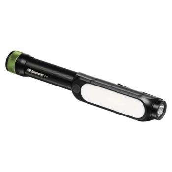 GP LED Zseblámpa C34 + 3× LR6, 550, fekete, IPX4, P8508 kép